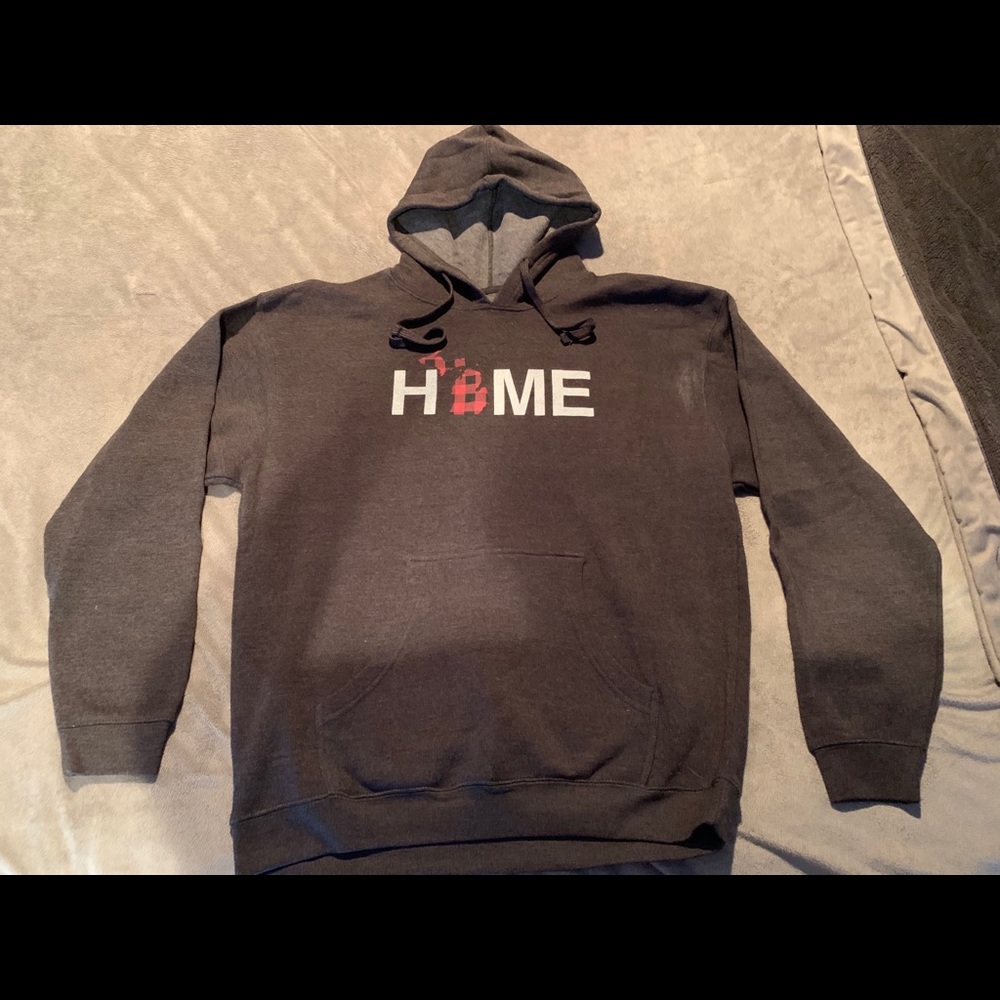 Large Michigan “Home” Hoodie